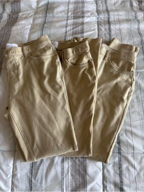 Set of 3 Children's Place Girls Khaki Jeggins